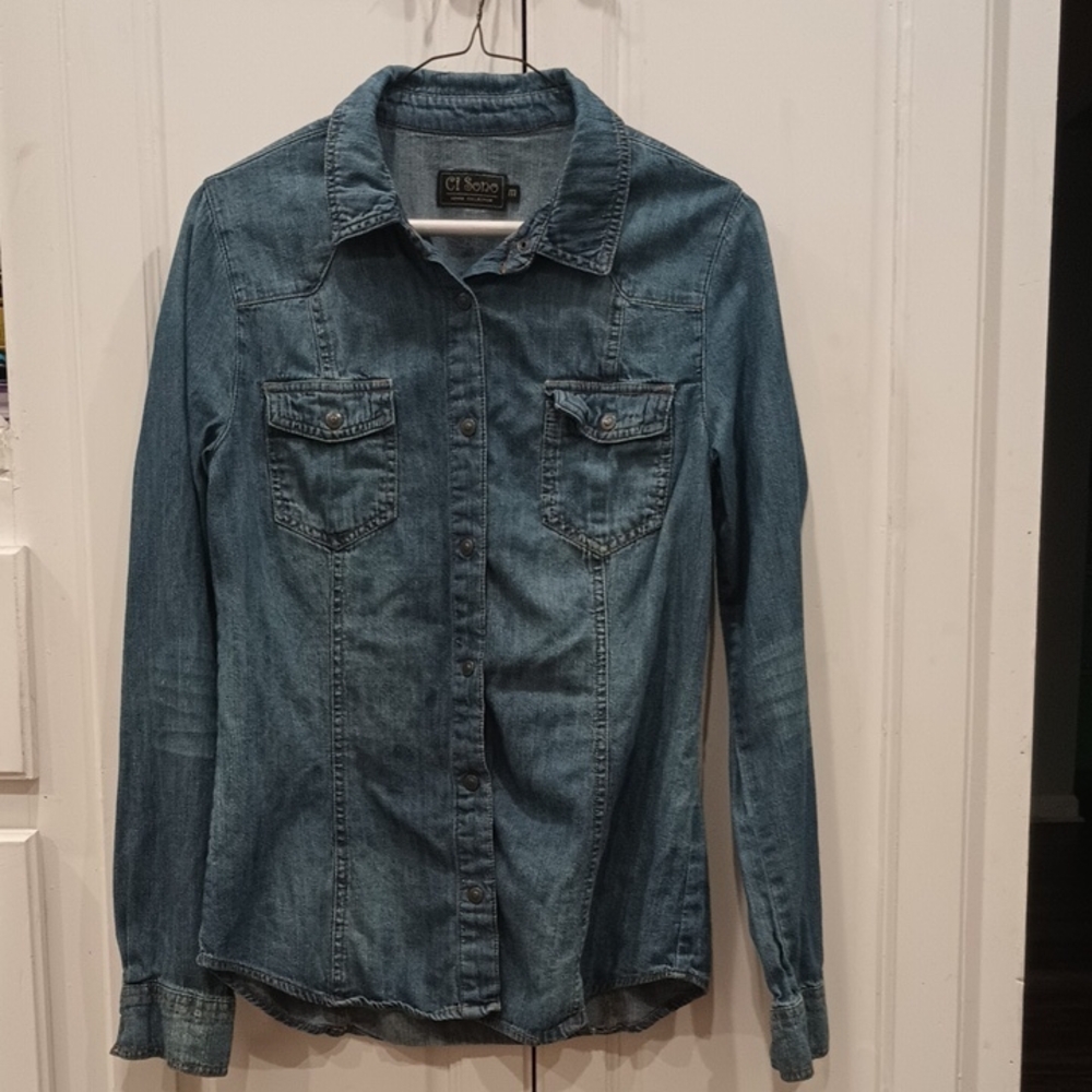 Ci Sono Blue Button Down Shirt